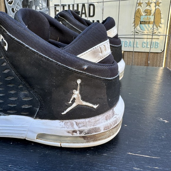 Jordan Flight Origin 4 Black/White Sneakers Men's Shoes 921196-001 New Size 12‎ - Picture 2 of 8